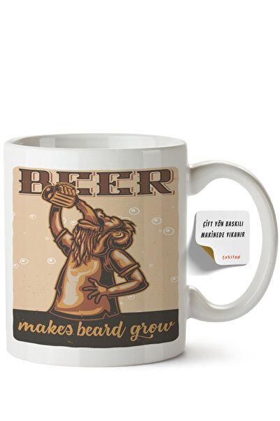 Çakilap كوب مطبوع عليه البيرة