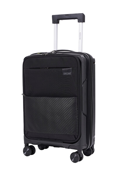 PARAJOHN 20-Inch Cabin-Size PP Hard Case Luggage Trolley with Front-Open Desi...
