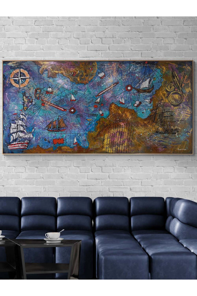 Simurg Sanatevi Keşfin İzinde Yağlı Boya Tablosu