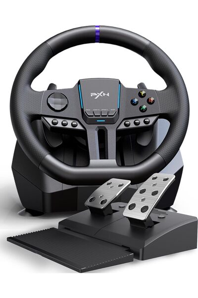 pxn V900 Gen2 Gaming Steering Wheel with Hall Pedals