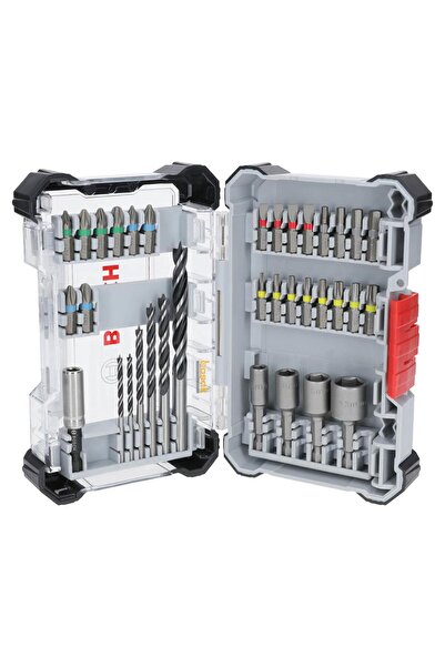 Bosch 35 Parça Ahşap Matkap Ucu ve Bits Uç Seti 2607017725