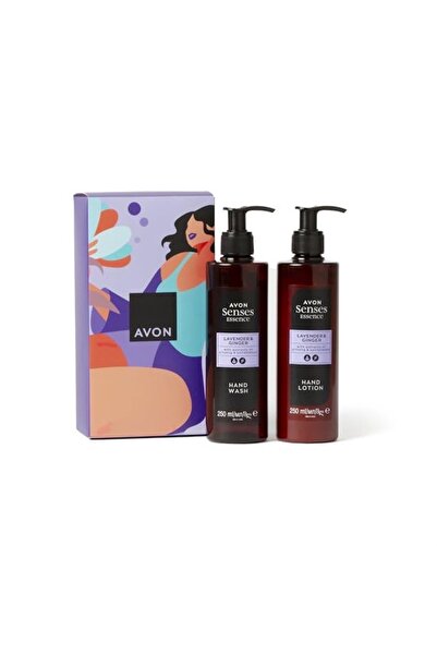 AVON Σετ περιποίησης χεριών Senses Essence Duo με λεβάντα και τζίντζερ