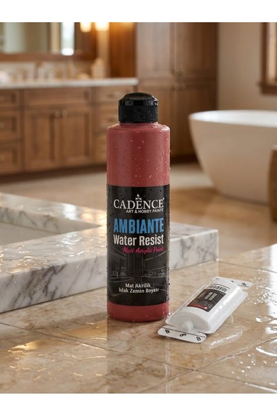 Cadence Ambiante Fayans Tezgah Boyası AW-33 Mercan 250 ml Islak Zemin Suya Da...