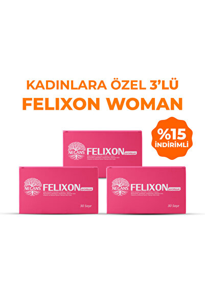NEGANS Kadınlara Özel 3'lü Felıxon Woman