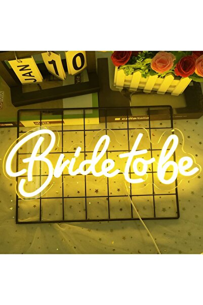 Slasa لافتة نيون "عروس المستقبل" - مصباح جداري LED مقاس 32 × 33 سم لتزيين حفل...