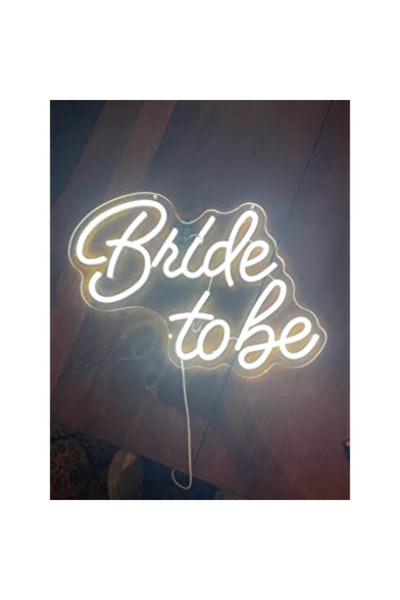 Slasa Bride To Be Neon Sign – 45x30 cm LED Wall Light for Wedding & Party Decor