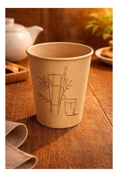 Generic Disposable Paper Tea Cups – 50 Pieces Pack, 230 ml Capacity, Eco-Frie...