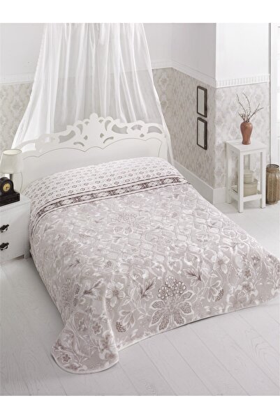 Bella Home Sarar Double Embossed Blanket - 4 kg - Viola Mink with Original Bag