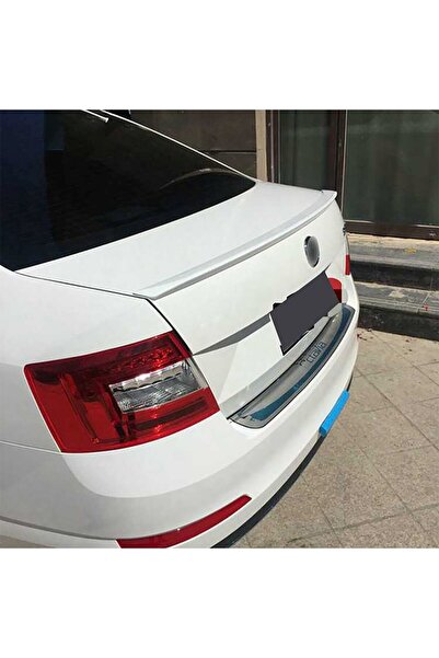 HYM TUNİNG SKODA OCTAVIA MK3 DÜZ SPOYLER 2015+ PARLAK SİYAH