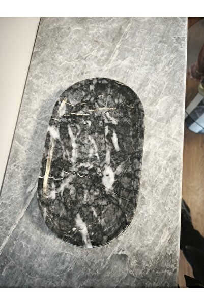 fymermertasarım Marble Oval Serving Dish