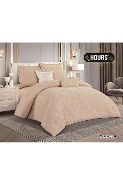 HOURS Summer Jacquard Double Bedspread, 8 Pieces