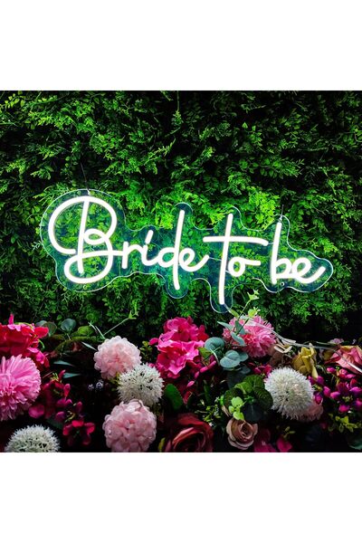 Slasa Bride To Be Neon Sign – 45x30 cm LED Wall Light for Wedding & Party Decor