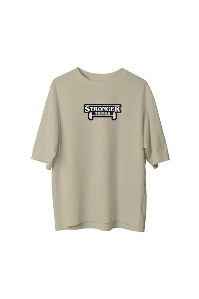 CANDLEMASTORE Stronger Things - Oversized T-Shirt