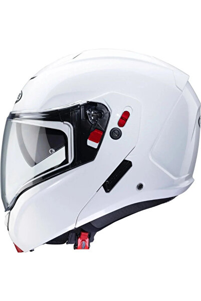 Caberg Motosiklet Kaskı Horus X Metal Beyaz Motor Çene Açılır Kask