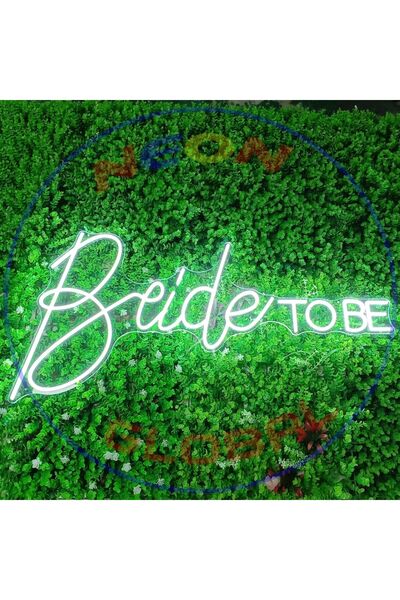 Slasa Bride To Be Neon Sign – 32x33 cm LED Wall Light for Wedding & Party Decor