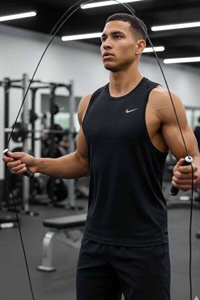 Nike Speed Rope Unisex Siyah Antrenman Atlama İpi N.100.0751.010.NS