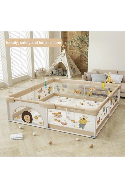 ZUIHAO 180*150cm Family Paradise Baby Playpen with Mat - Baby and Toddler Fence Baby Fence Play Area