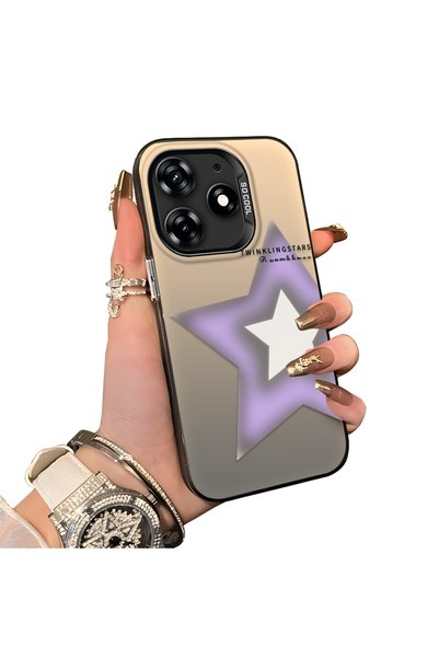 ucuc Tecno Spark 10 Pro 4g Compatible Star Pattern Matte Glossy Surface Impac...