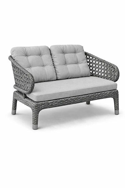 Çavdar Group Cenevre 2'li Raddan Koltuk 2 Kişilik El Örmesi Bank Bahçe Balkon...