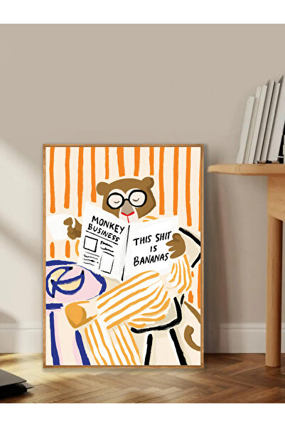 Tuba Decor Tablo dintr-o singură bucată cu rame din lemn pentru sufragerie, s...