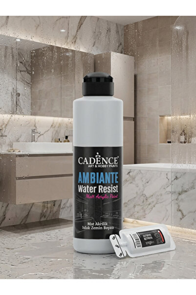 Cadence Ambiante Islak Yüzey Boyası AW-45 Açık Gri 250 ml Islak Zemin Suya Da...