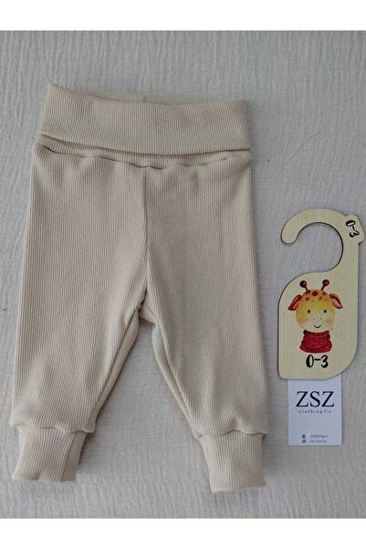 zsz tasarım YENIDOGAN PAMUKLU ESNEK PANTALON