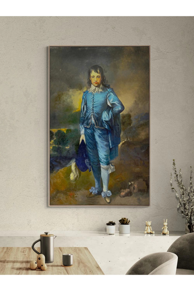 Simurg Sanatevi The Blue Boy Yağlı Boya Tablosu