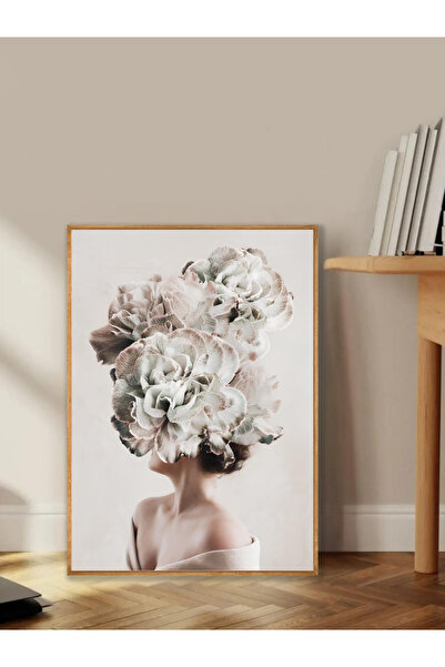 Tuba Decor Tablo dintr-o singură bucată cu rame din lemn pentru sufragerie, s...