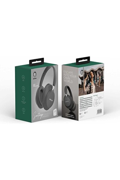 Green Lion Santiago Wireless Headphone - Black