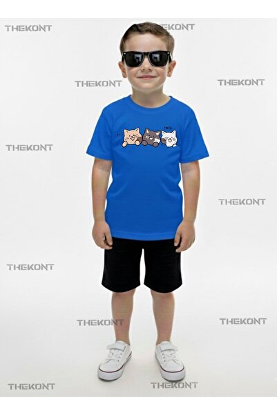 THEKONT HİHELLO K pisică ER SET DE VARĂ PENTRU COPII, CU IMPRIMARE, PANTALONI...