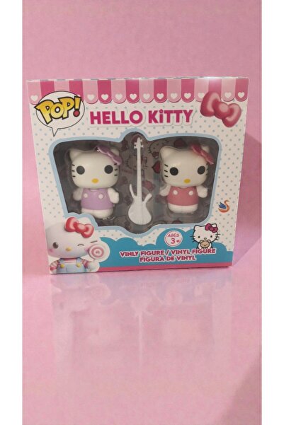 FAMEMUS ACCESSORY Hello Kitty ikili Fiğür Oyuncak fiğürler adet ölçü 6 cm iki...