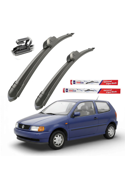 TEAMCAR Ștergătoare de parbriz Volkswagen Polo (6N2) HATCHBACK Plate – Față set