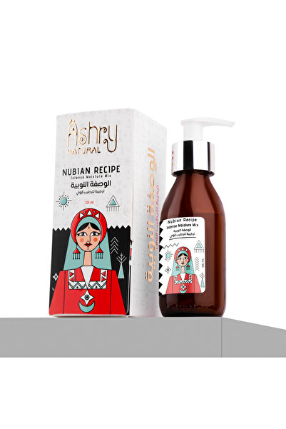 Ashry NATURAL قناع زيت الشعر النوبي الطبيعي لترطيب مكثف، وإصلاح التلف، ومنحه ...