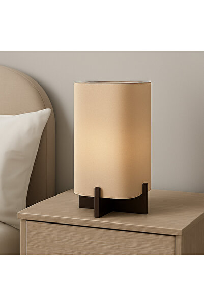 Sani Lamp MEGAMI 132x132x290mm Cashmere / Brown LED