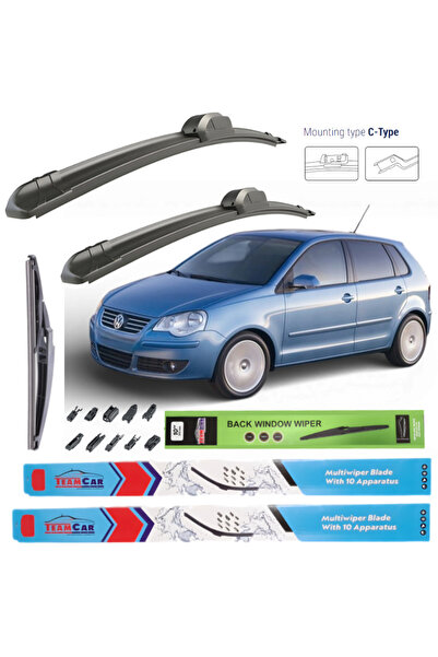 TEAMCAR Ștergătoare de parbriz Volkswagen Polo (9N3) HATCHBACK 2005-2009 – Se...
