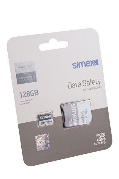 Simex 128 Gb Memory Card with Sd Card Adapter 100 Mb/S Sh-101