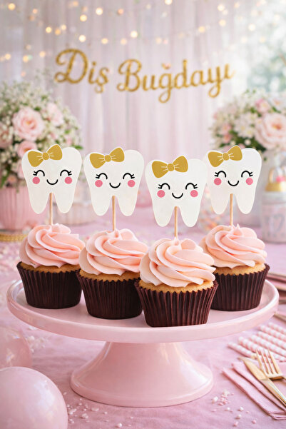 Partifabrik My Tooth Came Out My First Tooth Wheat Themed Girl's Tooth Toothp...