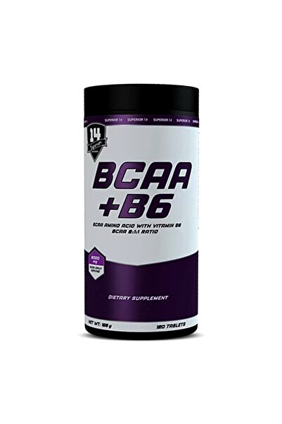 Superior 14 BCAA + B6, 120 Tablets, Muscle and Energy Production, Promotes Mu...