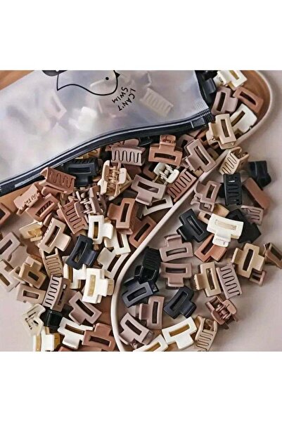 Generic Retro Vintage Mini Hair Clips - Assorted Colors (Pack of 25 Pieces)