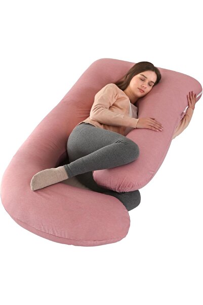 HYX وسادة حمل للجسم للنوم، تدعم الظهر والوركين والساقين والبطن للنساء الحوامل