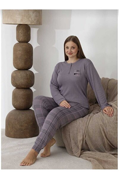 lindros طقم بيجامة مقاس كبير