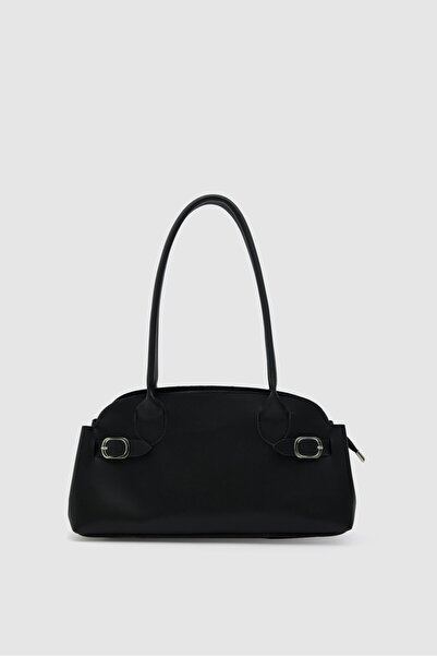 Shule Bags Andiamo Vintage Baguette Bag Black