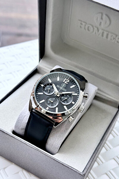 Homies Men's Wristwatch with Leather Strap, All Functions Work, Comes with Bo...