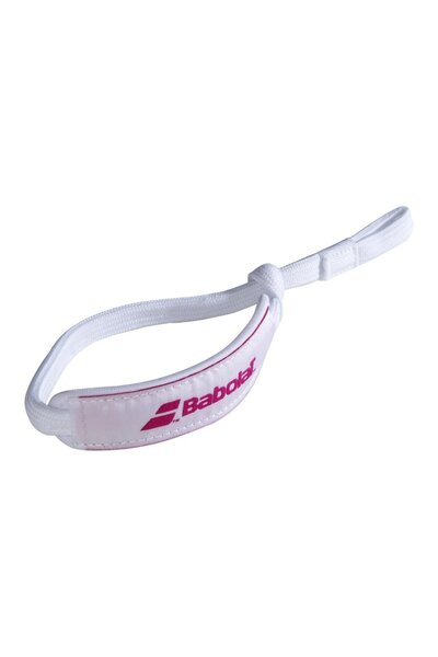 BABOLAT Padel Raket Bileklik Kayışı Beyaz Pembe