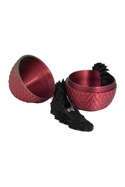 Sani Figurine Sani, Dragon in Egg 90 x 115 mm, Green, Red, Black