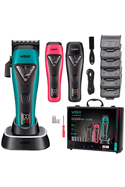 VGR V-035C Profesyonel Saç Kesme Makinesi, 11000 RPM Vector Motoruyla