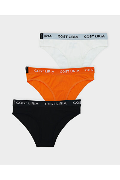 GOST LİRİA - Base Women's Slip 3 Pack Multi-Colored