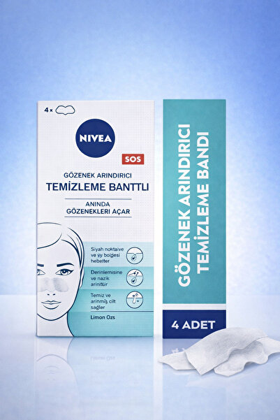 NIVEA Siyah Nokta ve Gözenek Arındırıcı Temizleme Bantları