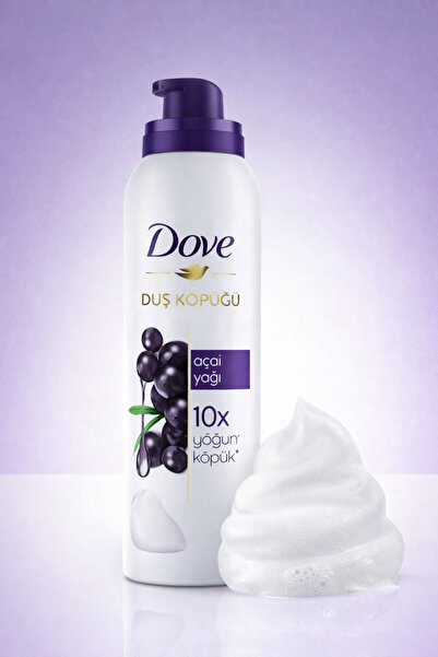 Dove Duş Köpüğü Açai yağı Yoğun Köpük 200 Ml