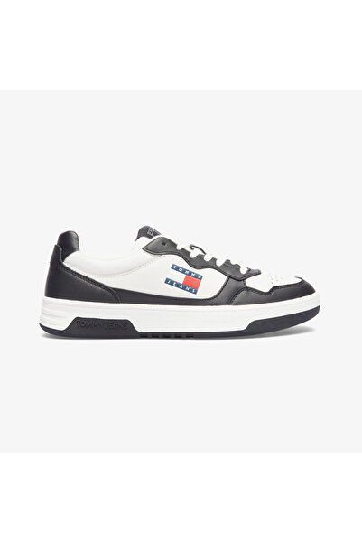 Tommy Hilfiger Cupsole Leder Herren-Sneaker in Weiß